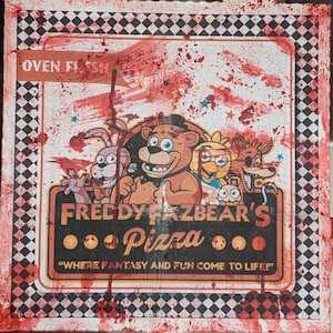 five nights at freddys pizza box