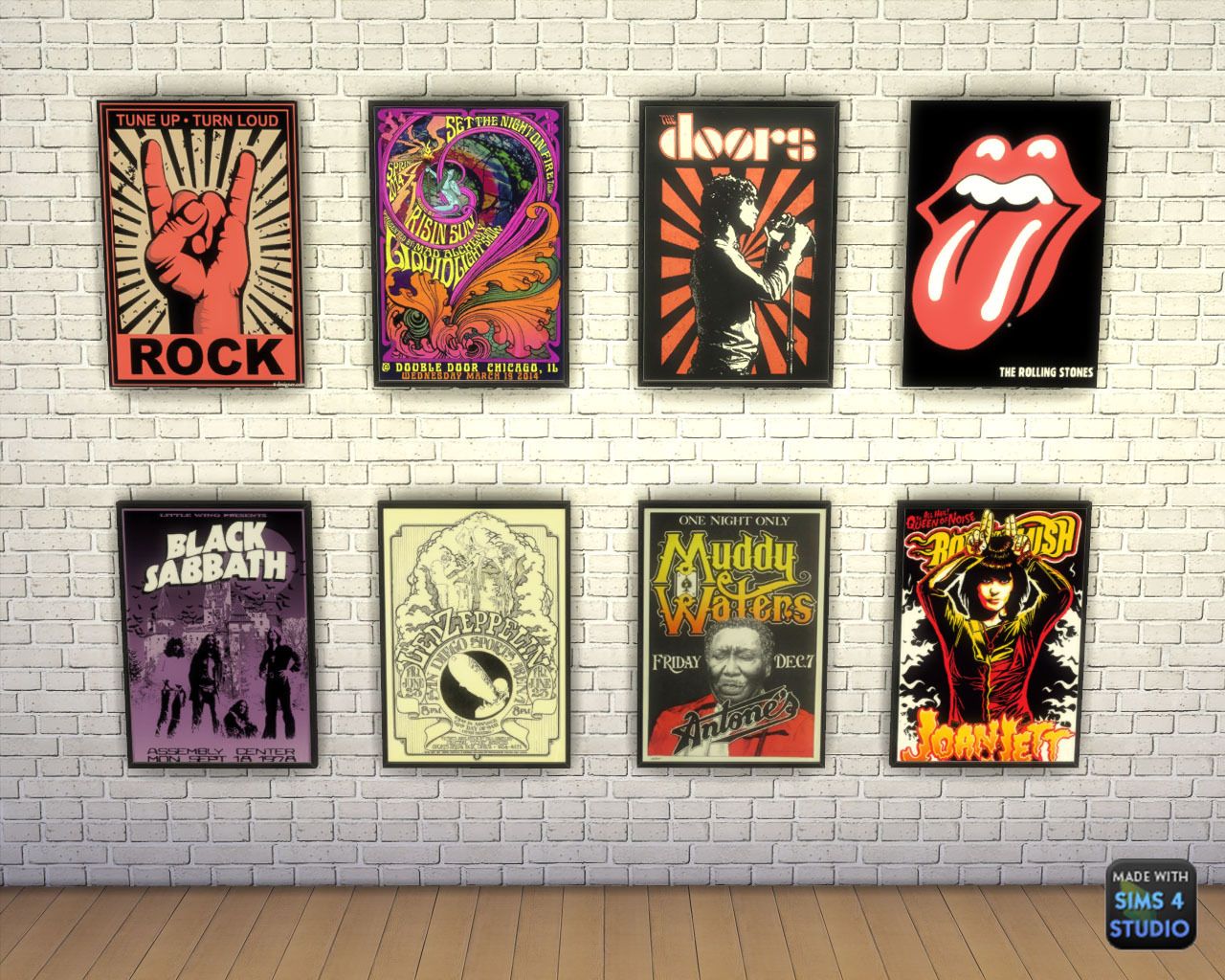 sims 4 rock band posters