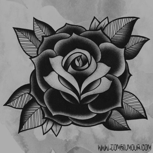 rosa tradicional tattoo