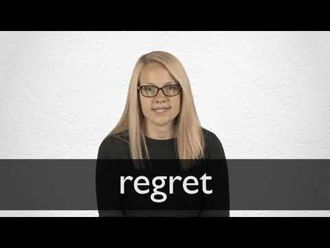 regret traduccion