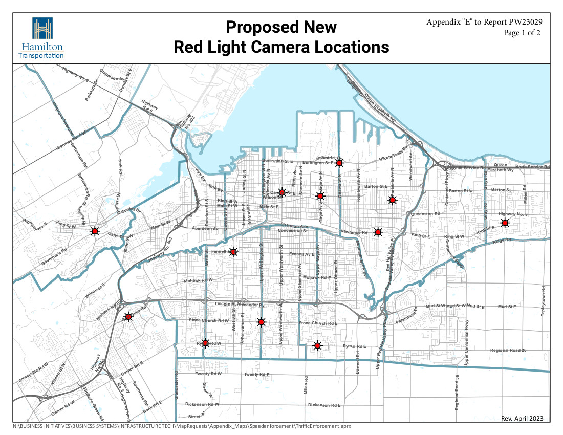 burlington red light cameras