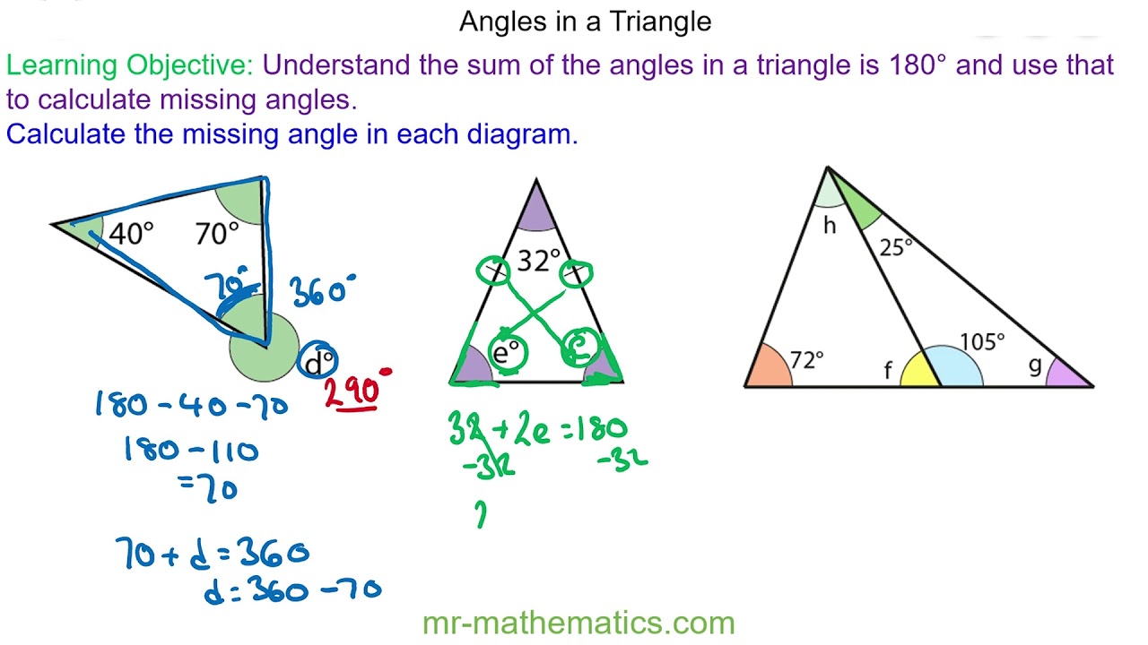 missing angles in triangles calculator