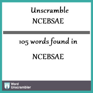 absence unscramble