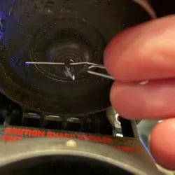 how to clean the keurig needle