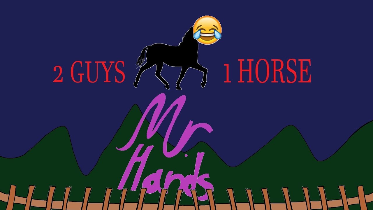 2 guys 1 horse video