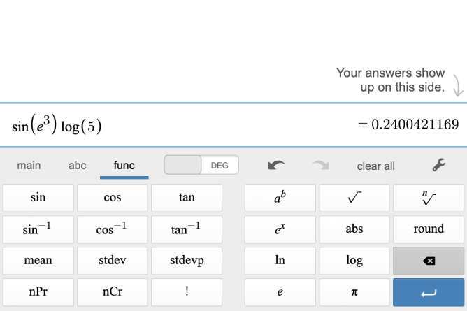 desmos sci calc