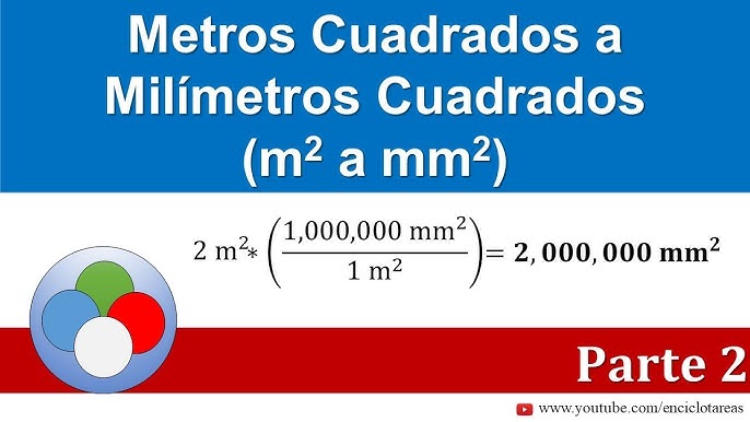 convertir a metro cuadrado