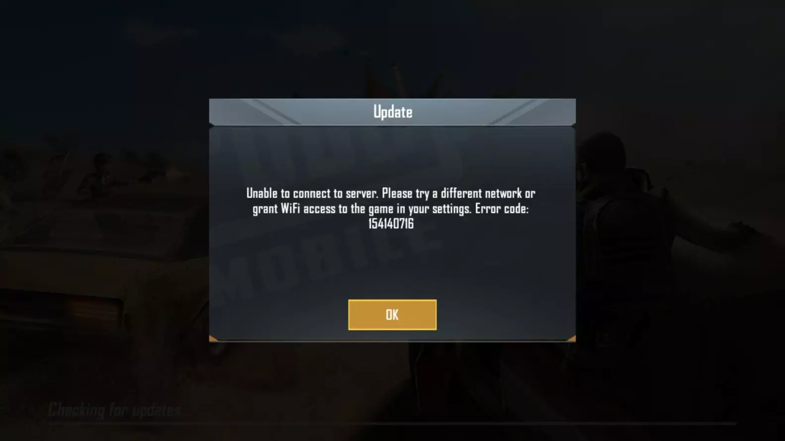 pubg could not connect to server