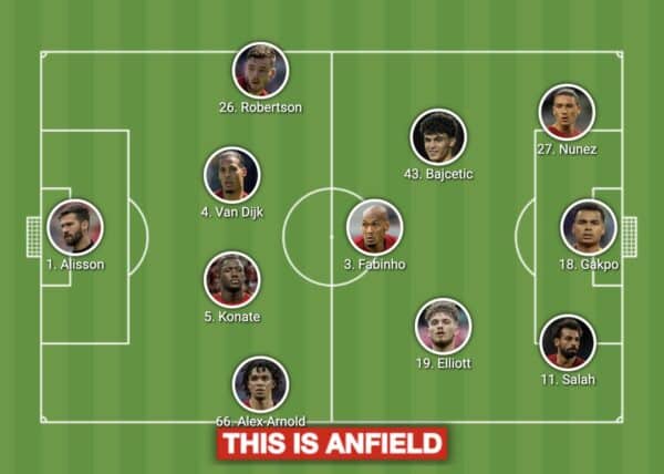 a.f.c. bournemouth vs liverpool f.c. lineups