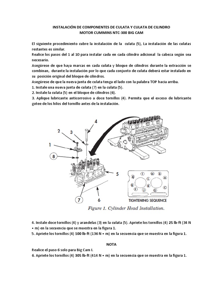 manual de motor cummins 350 big cam