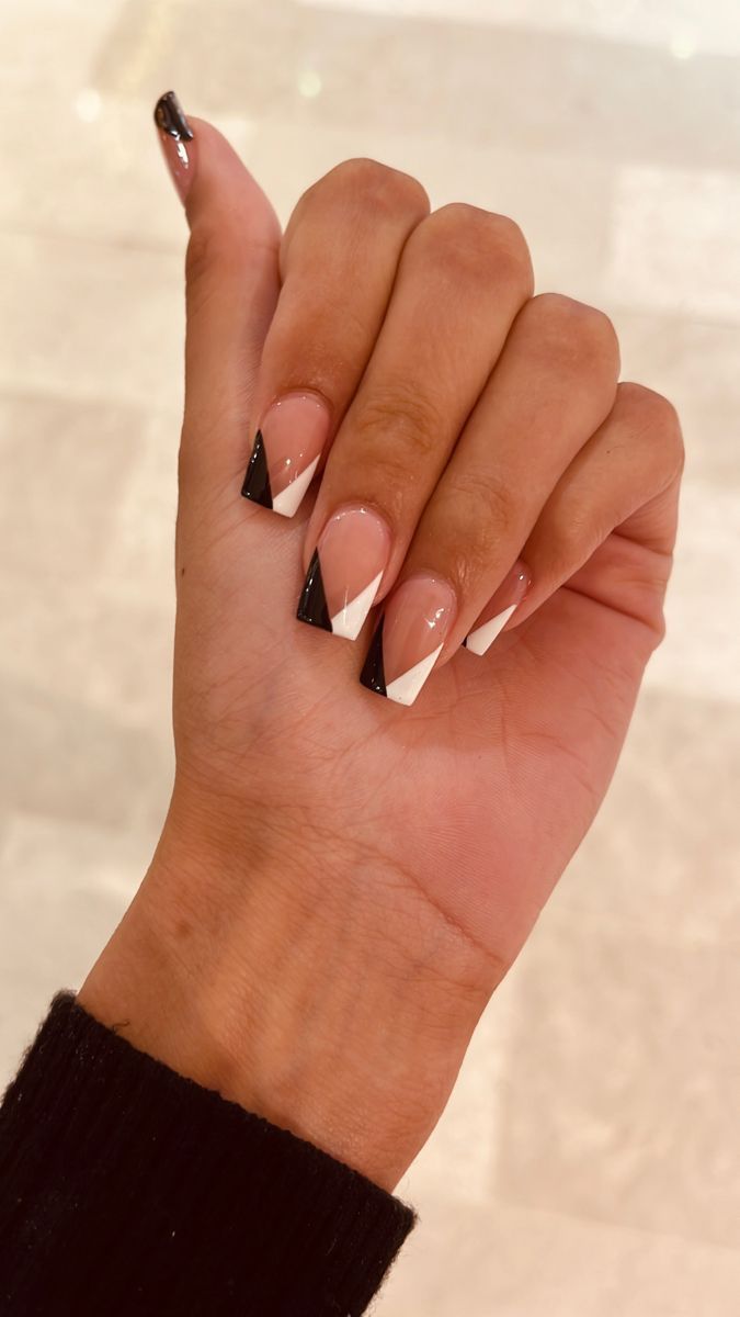 french tip acrylic nails