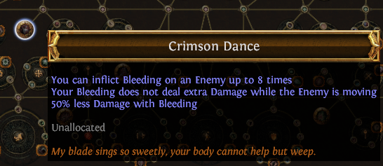 poe crimson dance