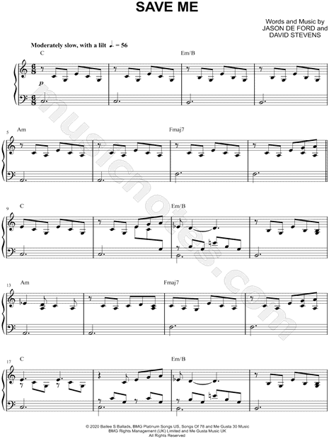 save me jelly roll piano chords