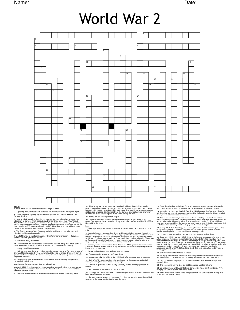 second world war royal australian air force member crossword