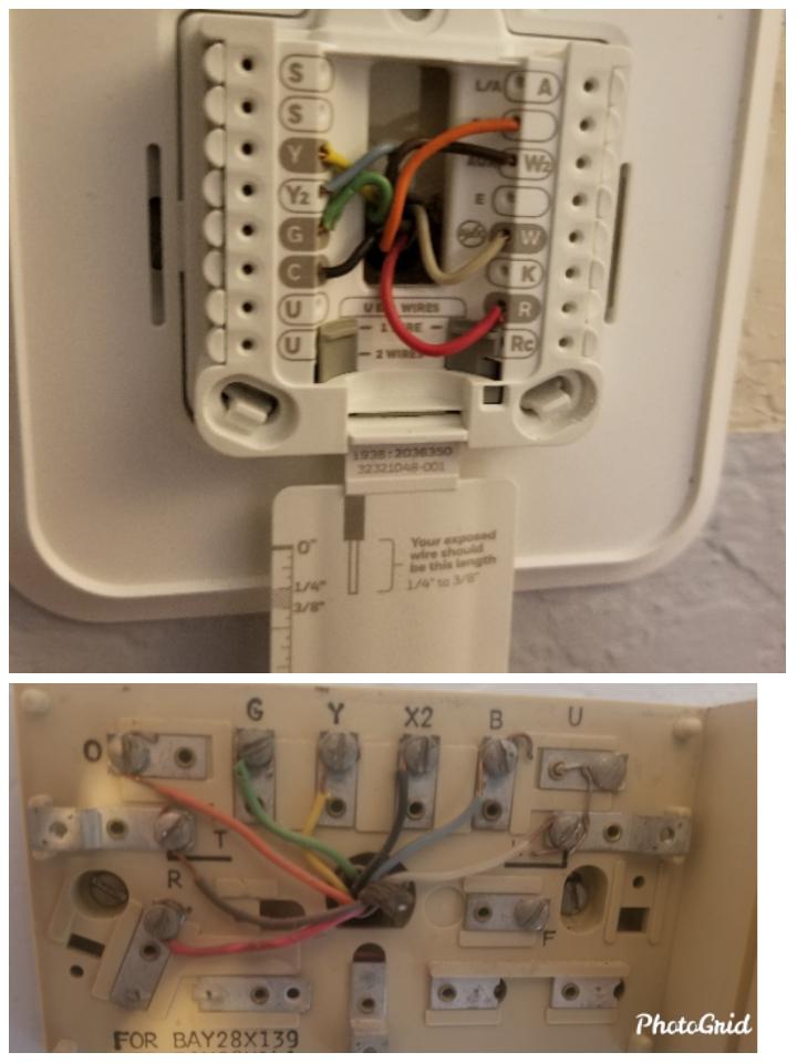 honeywell pro series thermostat wiring