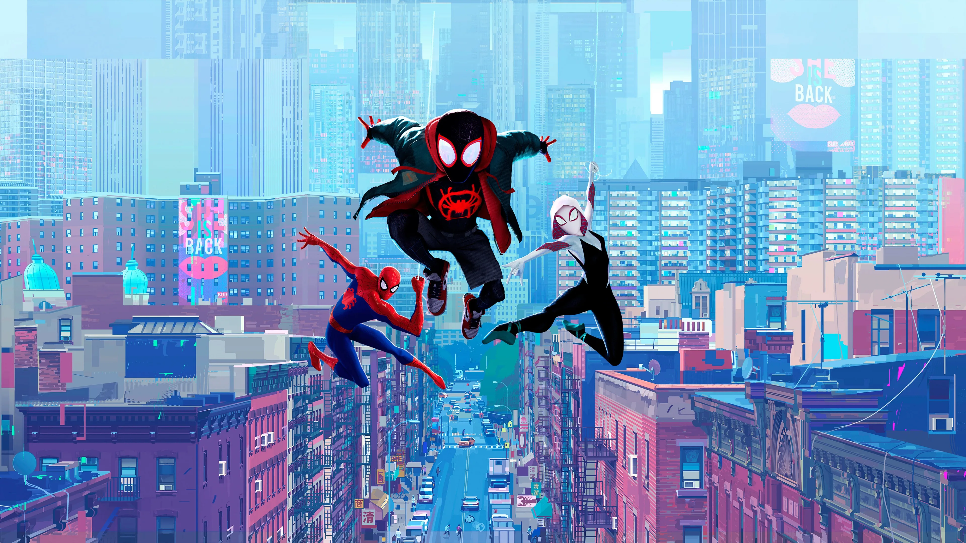 spiderman into the spiderverse wallpaper