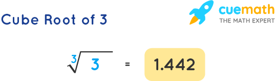 root 3 whole cube