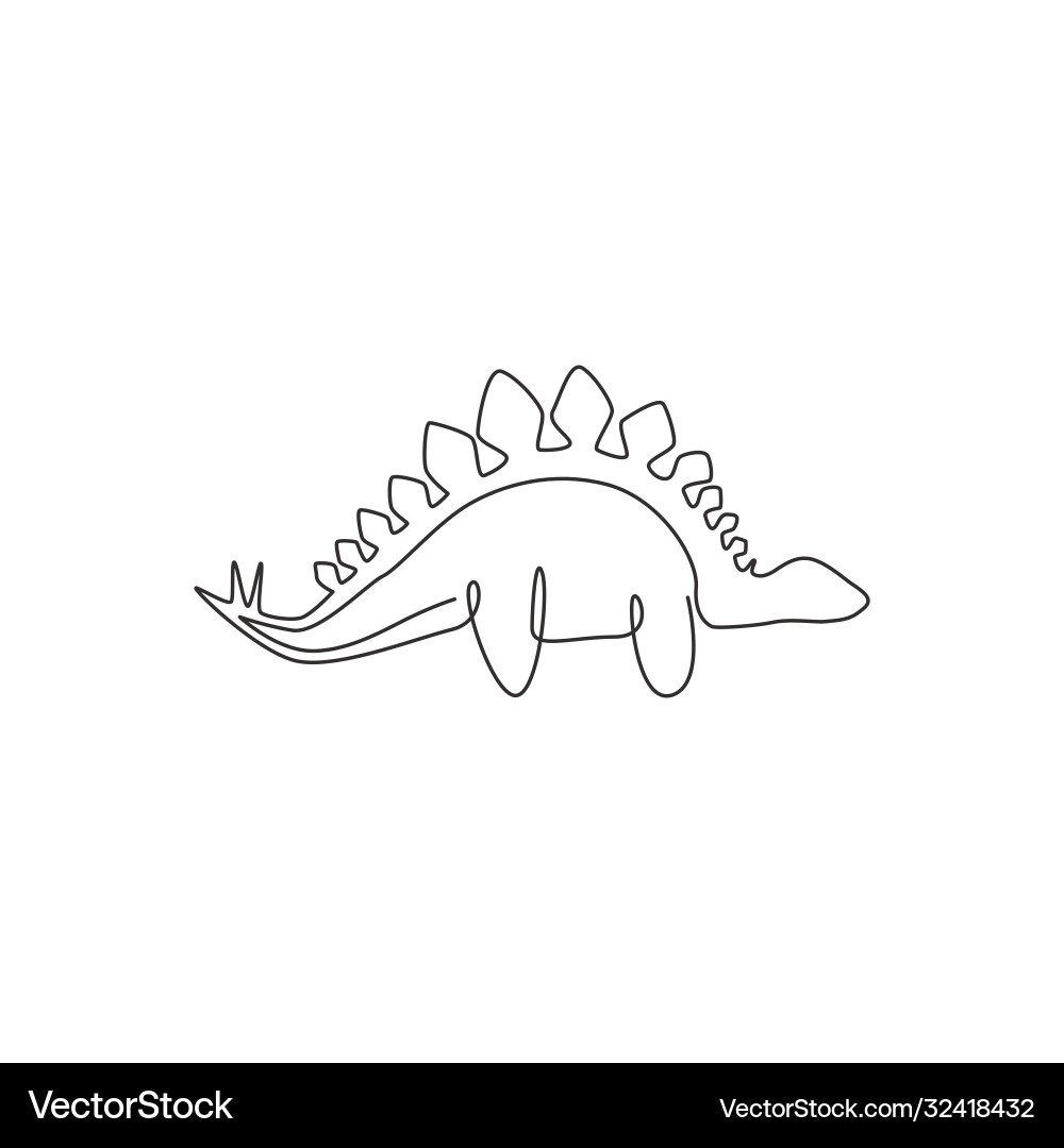dinosaur line drawing