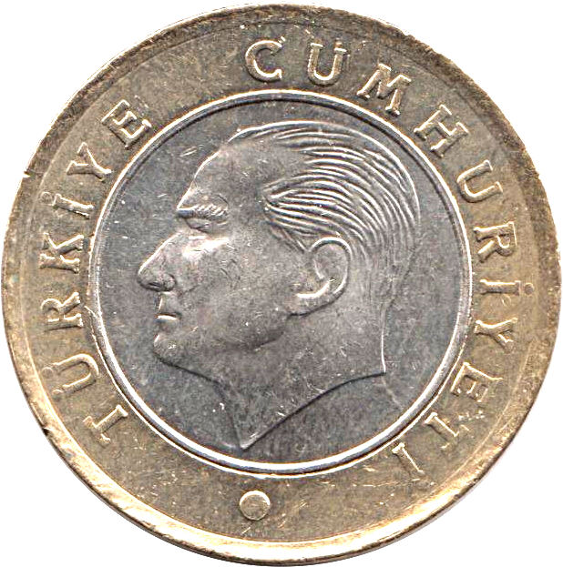 1 turk lirasi coin