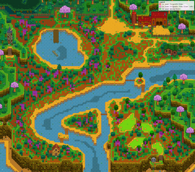 flower dance stardew valley location