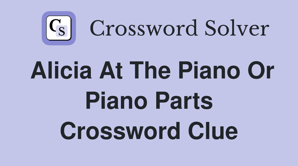 upright piano crossword clue