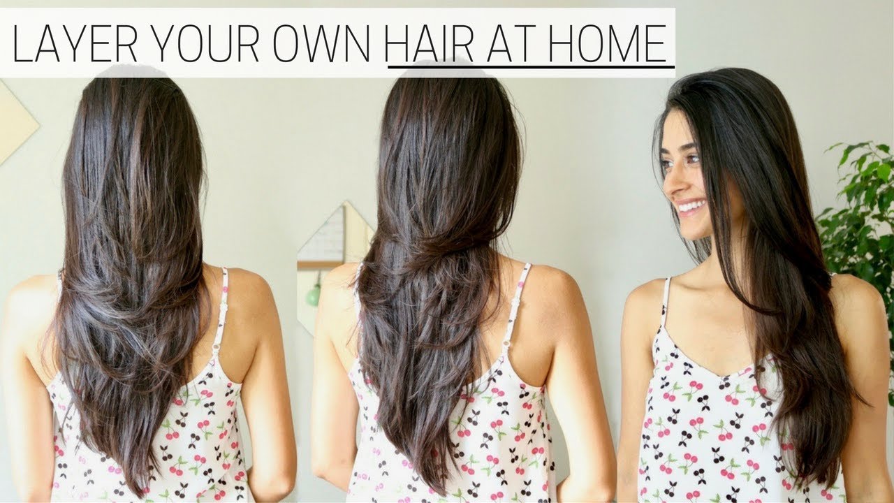 how to cut layers in hair