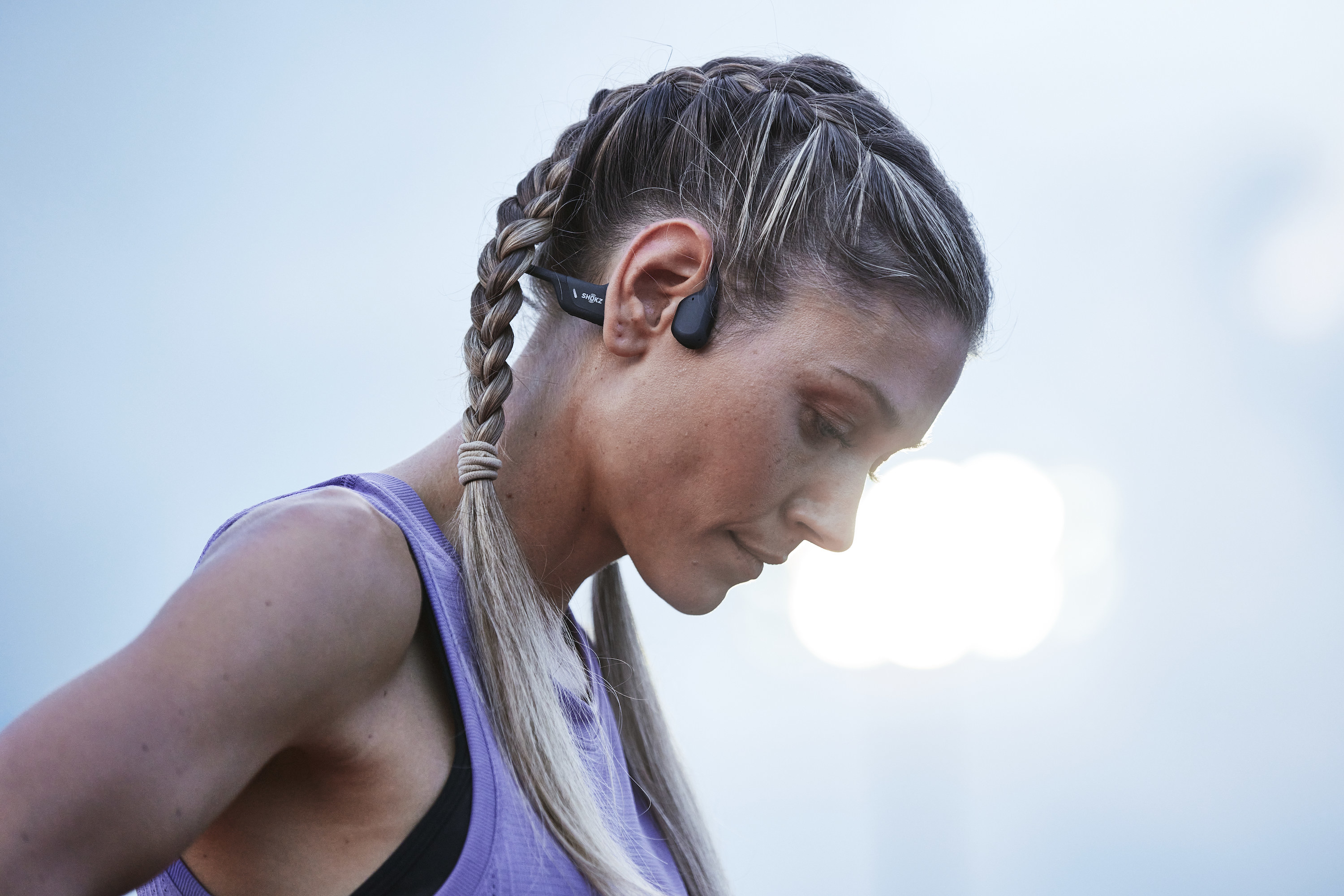 shokz sports headband how to wear