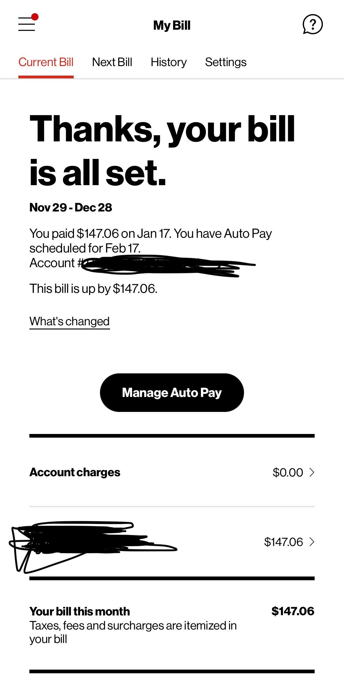 verizon auto pay number