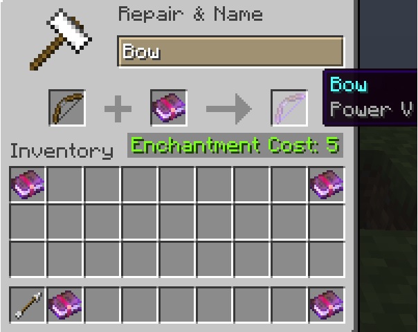 max bow enchants