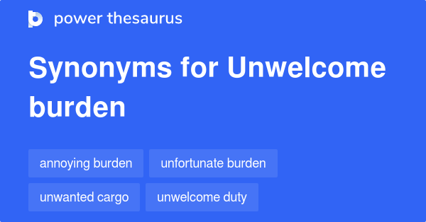 burden synonym