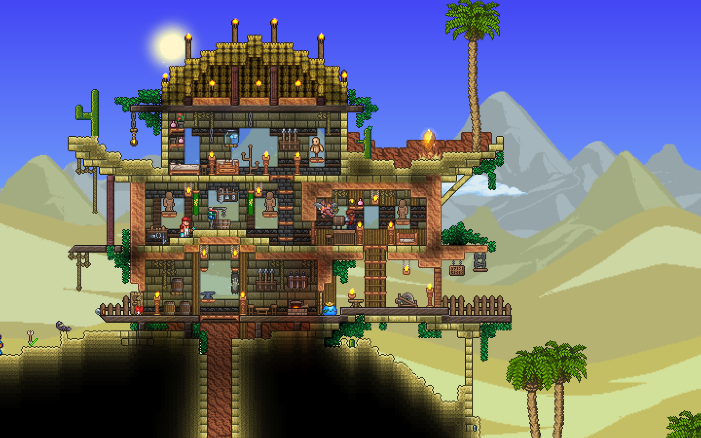 terraria desert house