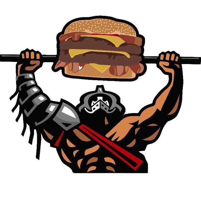 gladiator burger menu