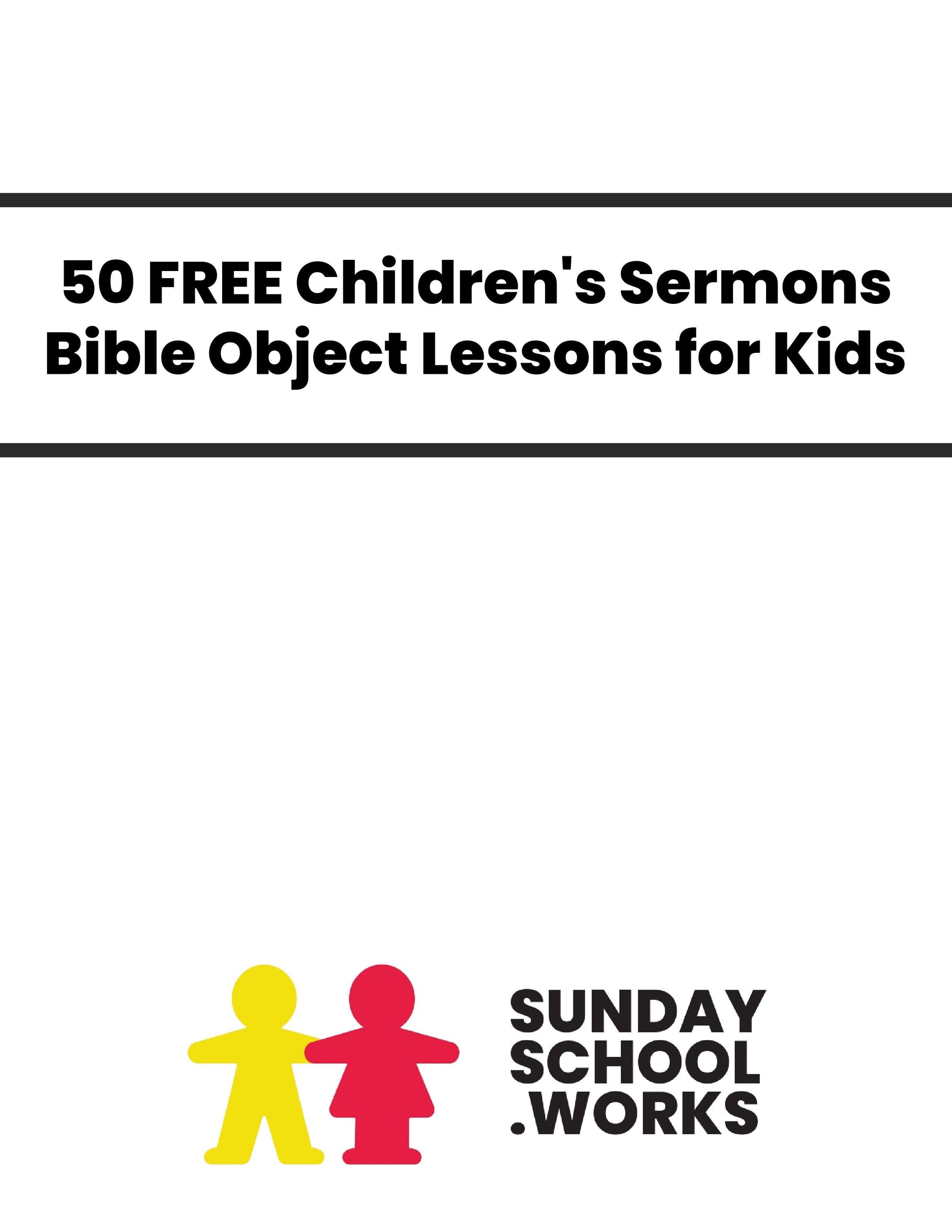 childrens sermons object lessons