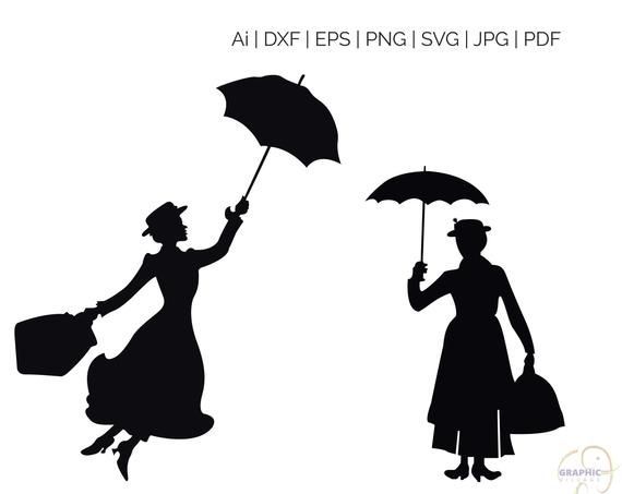 mary poppins vector