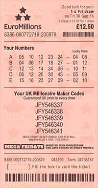 euro lottery numbers results