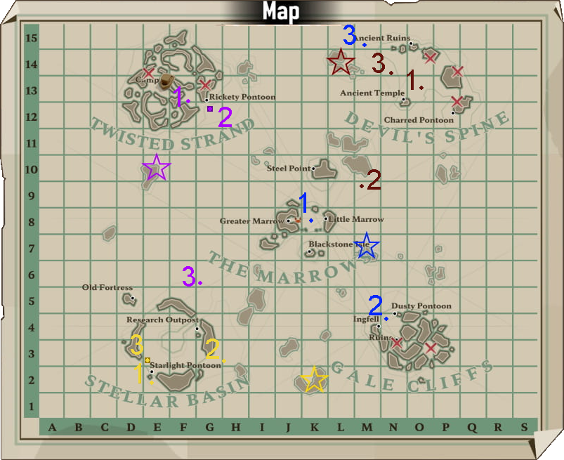 dredge map