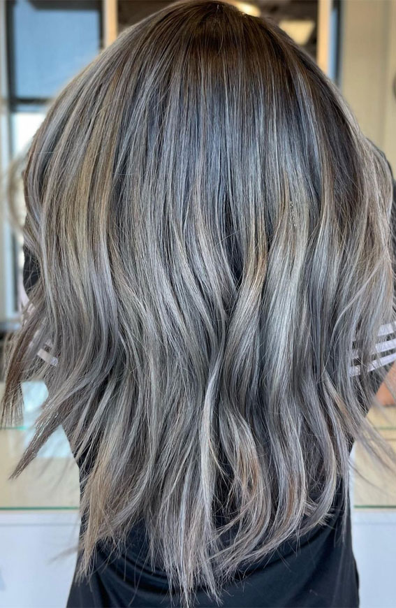 ash balayage blonde