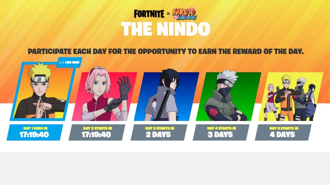 fortnite naruto nindo