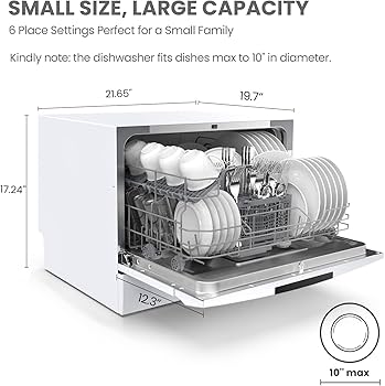 comfee countertop dishwasher