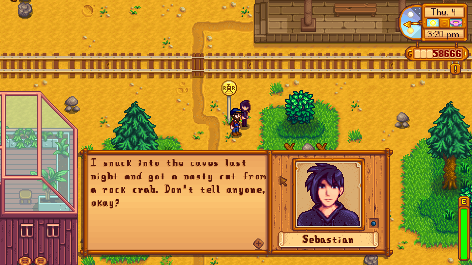 sebastian stardew valley schedule