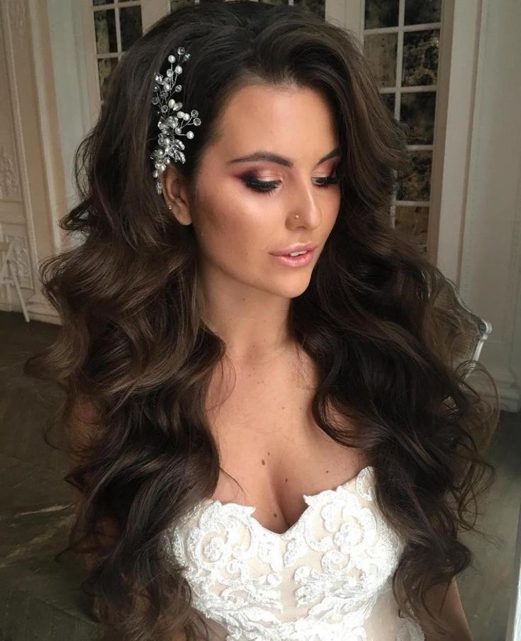 long wedding hair