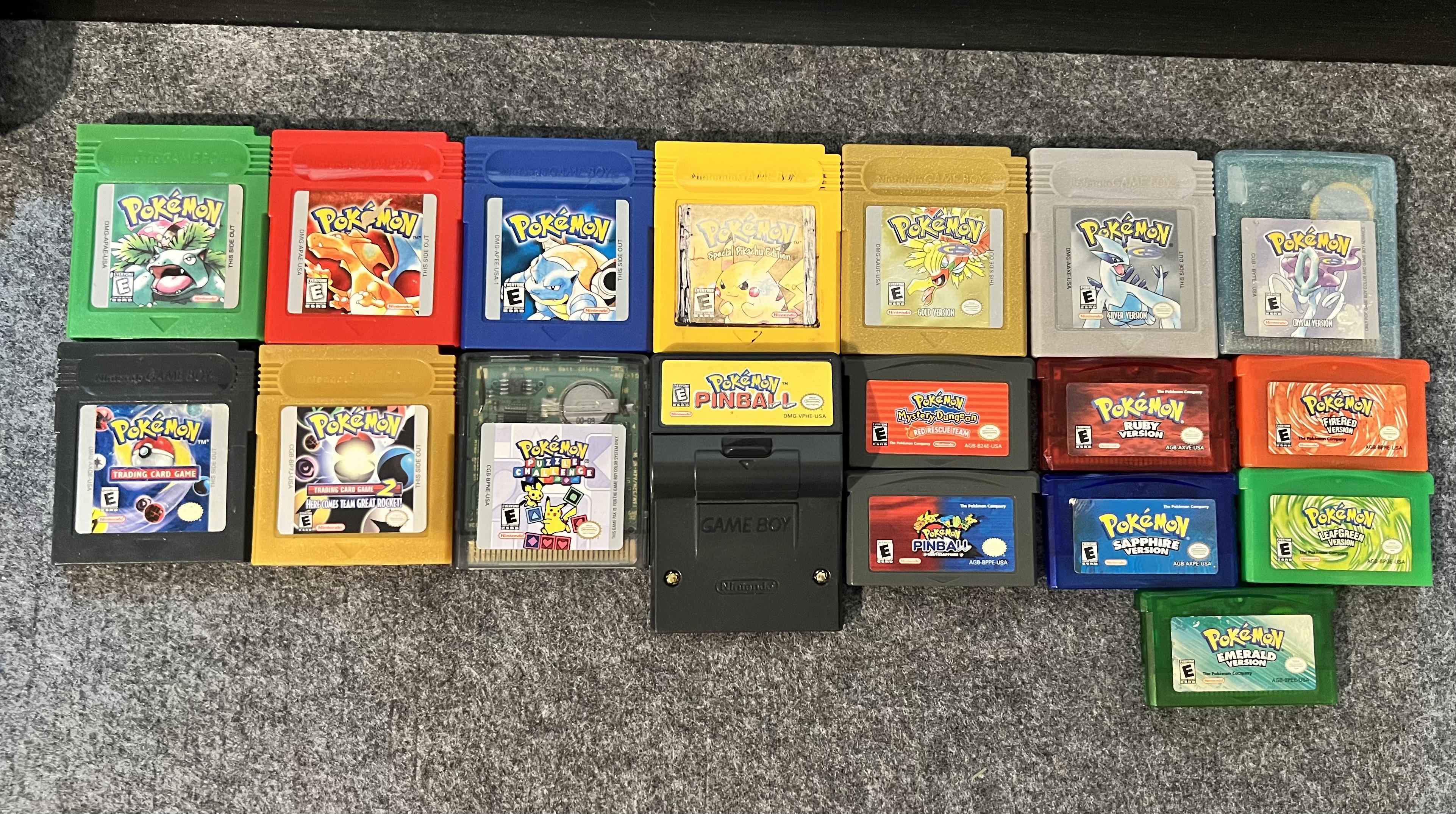 gameboy pokemon games