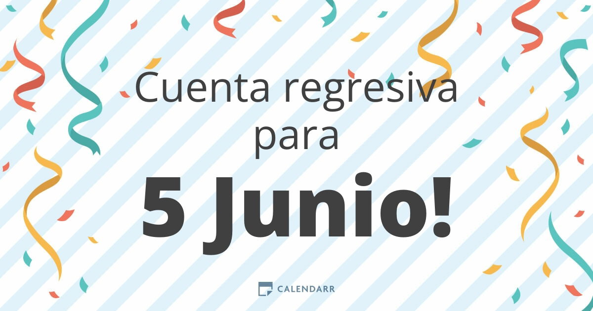 cuántos días faltan para junio