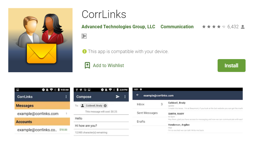 corrlinks premier account