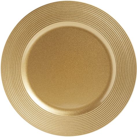 gold charger plates wilko