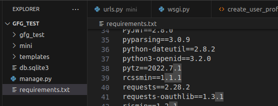 python create requirements.txt