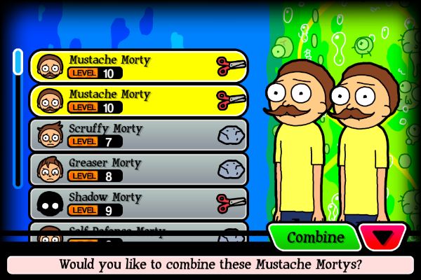 all morty combinations