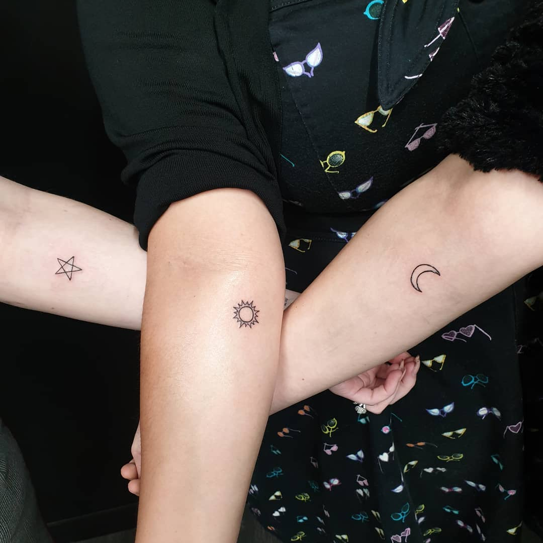 bff tattoos for 3