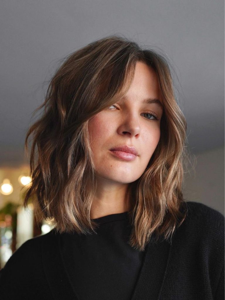 layered long bob haircut