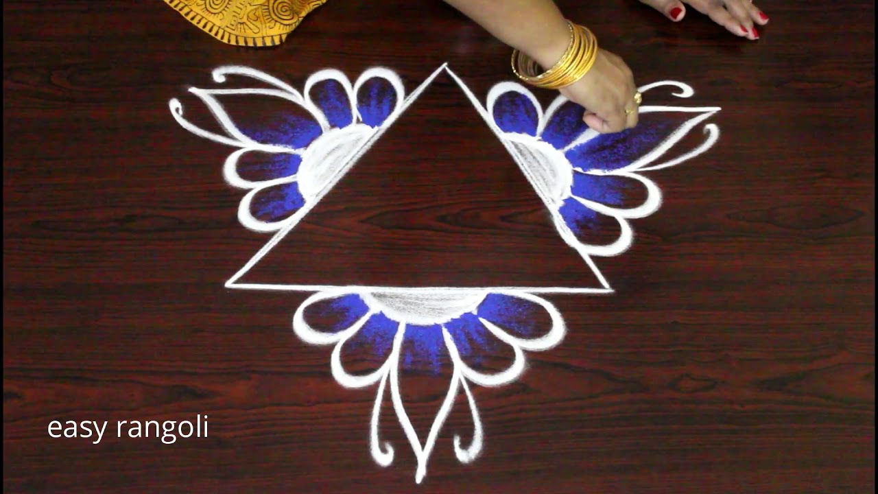 small color kolam designs